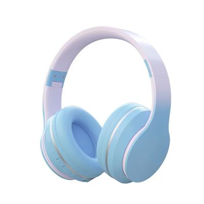 Наушники над ухом, складные облегченные наушники Bluetooth ABS с глубоким басом