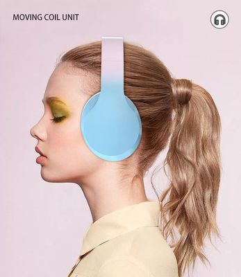 Наушники над ухом, складные облегченные наушники Bluetooth ABS с глубоким басом