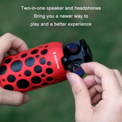 2 в 1 радиотелеграфе наушников TWS Bluetooth с на открытом воздухе портативным диктором Mic хэндс-фри