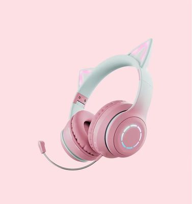 Наушников детей ABS наушники Bluetooth беспроводных светящие с микрофоном