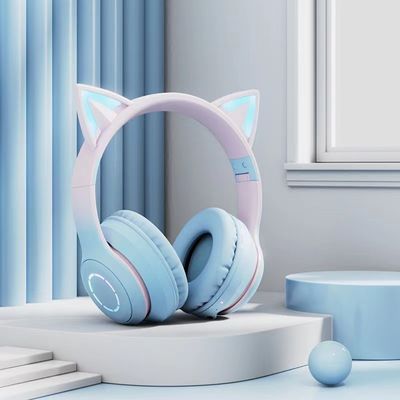 Наушников детей ABS наушники Bluetooth беспроводных светящие с микрофоном