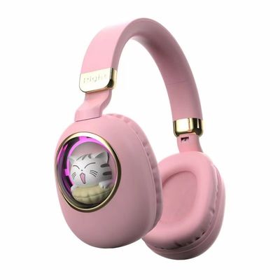Милые наушники Bluetooth уха кота, беспроводной шум Bluetooth отменяя наушники