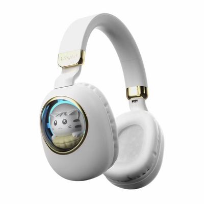 Милые наушники Bluetooth уха кота, беспроводной шум Bluetooth отменяя наушники
