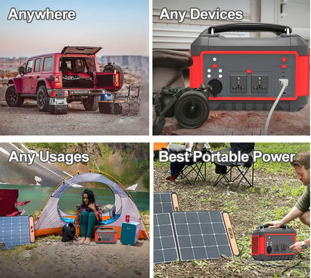 Генератор портативной обязанности USB DC AC электростанции 600W 162Ah батареи лития быстрой солнечный