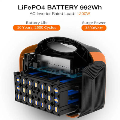 1800W портативный набор 15kg генератора электростанции Lifepo4 портативный солнечный