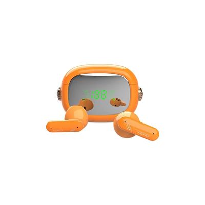 ODM OEM резвится наушники Bluetooth с зеркалом цифрового дисплея СИД ENCL Macaron
