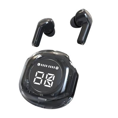 Беспроводные наушники Bluetooth наушники 48,5 часов игрового времени с светодиодным цифровым дисплеем